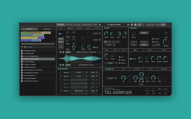 TAL-Sampler - Paid Instrument Plugins (VST) Plugin