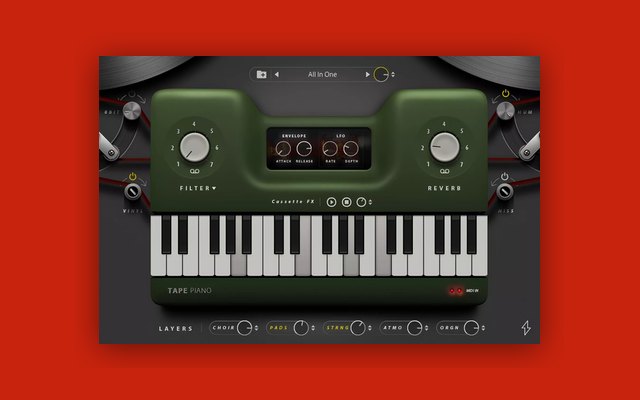 Tape Piano 1 - Paid Instrument Plugins (VST) Plugin