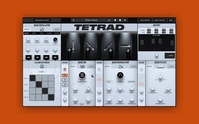 Tetrad - Paid Instrument Plugins (VST) Plugin