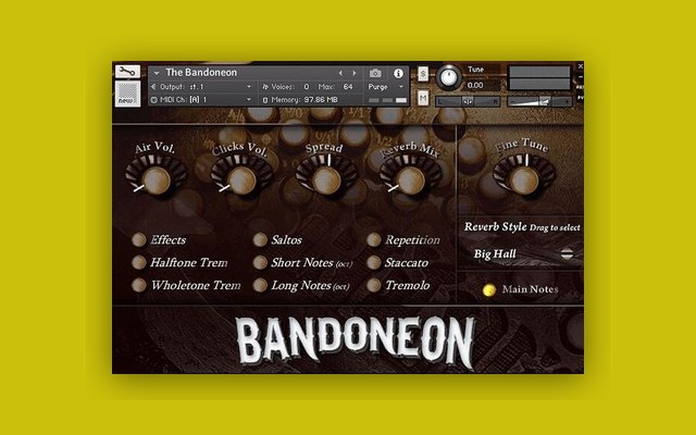 The Bandoneon - Paid Instrument Plugins (VST) Plugin